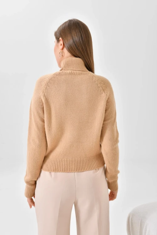 Kadın Kazak Boyunlu Kazak Kadın Kazak