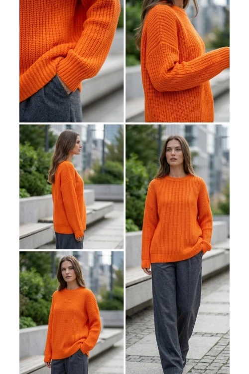 Kadın Kazak Örme Kazak Kadın Kazak