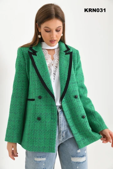 Kadın Ceket Örme Ceket B.Yeşil - KRN031