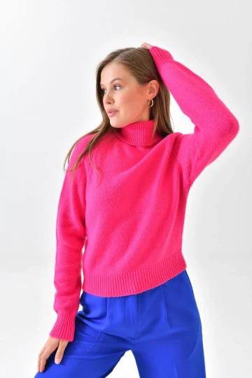 Kadın Kazak Boyunlu Kazak Kadın Kazak